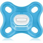 MAM MAM Comfort 1 Silicone Pacifier 0-2m Blue silikonska duda za novorojenčke in nedonošenčke 1 kos za otroke