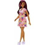 Mattel Barbie 207 lutka obleka s srčki (FBR37)