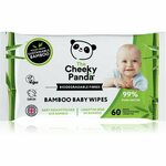 Cheeky Panda Bamboo Baby Wipes vlažni robčki za otroke iz bambusa 60 kos