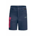 Otroške kratke hlače Jack Wolfskin ACTIVE SHORTS K - modra. Otroške kratke hlače iz kolekcije Jack Wolfskin. Model izdelan iz tkanine.