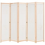 vidaXL Paravan 5-delni 200x170 cm