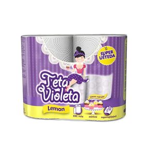 Violeta papirnate brisače Lemon Cupcake