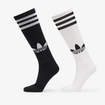 adidas Knee Sock 2-Pack White/ Black M