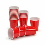 BeerCup Nadal, rdeči kozarci za žgane pijače, 2 oz, 50 ml, kozarci za alkohol, za večkratno uporabo, robustni