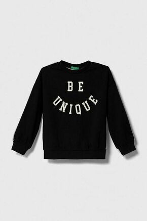 Otroški pulover United Colors of Benetton črna barva - črna. Otroški pulover iz kolekcije United Colors of Benetton