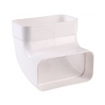 ETISAIR ploščato pravokotno navpično koleno 150x70 mm 115583