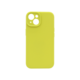 Silikonski ovitek (liquid silicone) za Apple iPhone 15, Soft, rumeno zelena