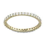 Swarovski Luksuzen pozlačen prstan Vittore 5028972 (Obseg 55 mm)