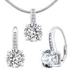 Silvego Srebrni set nakita Verity LPS1335ES (uhani, obesek) srebro 925/1000