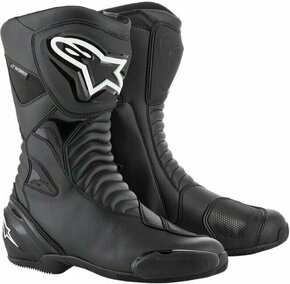 Alpinestars SMX S Waterproof Boots Black/Black 45 Motoristični čevlji