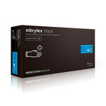 NITRYLEX BLACK - Nitrilne rokavice (brez prahu), črne, 100 kosov, L