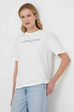 Bombažna kratka majica Tommy Jeans ženski