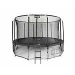 Greatstore Jumpi 487cm/16FT Maxy Comfort vrtni trampolin črne barve z notranjo mrežo