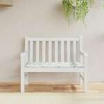 vidaXL Blazina za vrtno klop vzorec listov 120x50x3 cm oxford tkanina