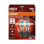 Osram ŽARNICA HALOGEN HB3 9005NL-2HB NIGHT BREAKER LASER 60W P20d 2HB