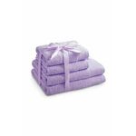 Komplet brisač 4-pack - vijolična. Komplet brisač iz kolekcije home &amp; lifestyle. Model izdelan iz tekstilnega materiala.