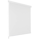 vidaXL Rolo senčilo za tuš 80x240 cm bele barve