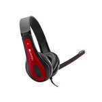 Canyon CNS-CHSC1BR, gaming slušalke, 3.5 mm, rdeča/črna, 105dB/mW, mikrofon