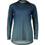 POC Essential MTB Lite LS Jersey Gradient Turmaline Navy L Jersey