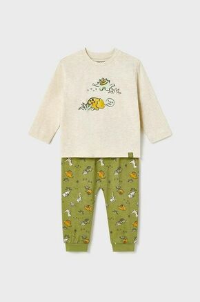 Pižama za dojenčka Mayoral - pisana. Pižama za dojenčka iz kolekcije Mayoral. Model izdelan iz mehke pletenine.