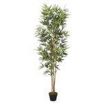 Greatstore Umetno bambusovo drevo 368 listov 80 cm zeleno