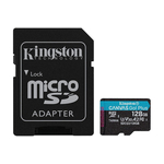 Spominska kartica KINGSTON Canvas Go Plus Micro SDCG3/128GB, SDXC 128GB, Class 10 UHS-I + adapter