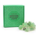 Čarobne lučke s kristali – Kristalni žad (Crystal Jade) - Gemstone, led lights - Božič - Baby shower