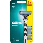 Gillette Mach3 brivnik + nadomestne britvice 5 kos