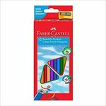 WEBHIDDENBRAND Faber-Castell trikotne barvice 12 barv + ostirek