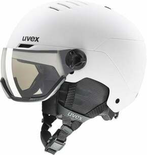 UVEX Wanted Visor Pro V White Mat 54-58 cm Smučarska čelada