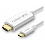 UGREEN kabel MM121, USB-C v HDMI M/M ABS 1,5m, bel