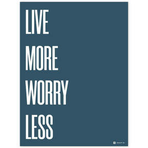 Motivačný obraz s vlastným textom - Live more