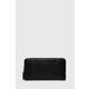 Denarnica Calvin Klein ženski, črna barva - črna. Velika denarnica iz kolekcije Calvin Klein. Model izdelan iz ekološkega usnja. Lahek in udoben model, idealen za vsakodnevno nošenje.