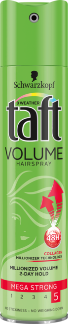 Taft Hairspray Volume Mega Strong 5 ( Hair Spray) 250 ml