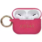 Ovitek Guess AirPods Pro cover fuschia Silicone GUACAPSILGLFU