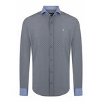 DENIM CULTURE Srajca 'Colin' dimno modra / temno modra