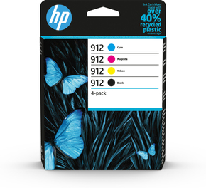 Kartuša HP 912 4 v paketu - črna