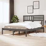 Greatstore Okvir za posteljo, masivni les, 135x190 cm, 4FT6, dvojni