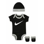 Nike Sportswear Komplet pegasto siva / črna / bela