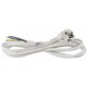 Emos S14322 priključni kabel, PVC, 3x1,5 mm, 2 m, bel