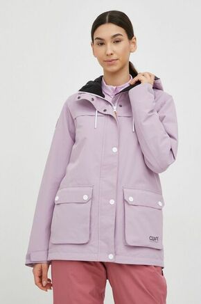 Smučarska jakna Colourwear Ida vijolična barva - vijolična. Smučarska jakna iz kolekcije Colourwear. Model izdelan materiala