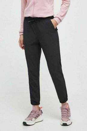 Outdooor hlače Marmot Elda črna barva - črna. Outdooor hlače iz kolekcije Marmot. Model izdelan iz materiala