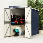 vidaXL Vrtna lopa antracitna 118x194x178 cm jeklo