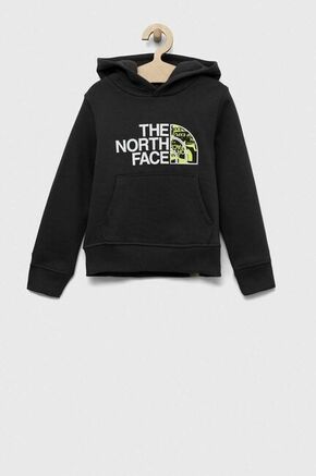 Otroški pulover The North Face siva barva