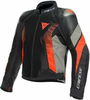 Dainese Super Rider 2 Absoluteshell™ Jacket Black/Dark Full Gray/Fluo Red 56 Tekstilna jakna