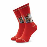 Visoke nogavice Unisex Stereo Socks Wet Nightmare Rdeča