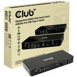 Club3D DisplayPort / HDMI KVM stikalo, priklopna postaja, USB-C, PD