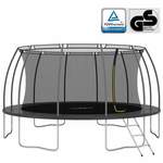 vidaXL Trampolin komplet okrogel 488x90 cm 150 kg