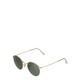 Sončna očala Ray-Ban moška, zlata barva - zlata. Sončna očala iz kolekcije Ray-Ban. Model z enobarvnimi stekli in okvirji iz kombinacije umetne snovi in kovine. Ima filter UV 400.