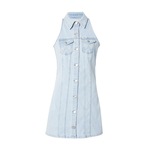 WRANGLER Dolga srajca 'DENIM COLLARED DRESS' svetlo modra 18316814
